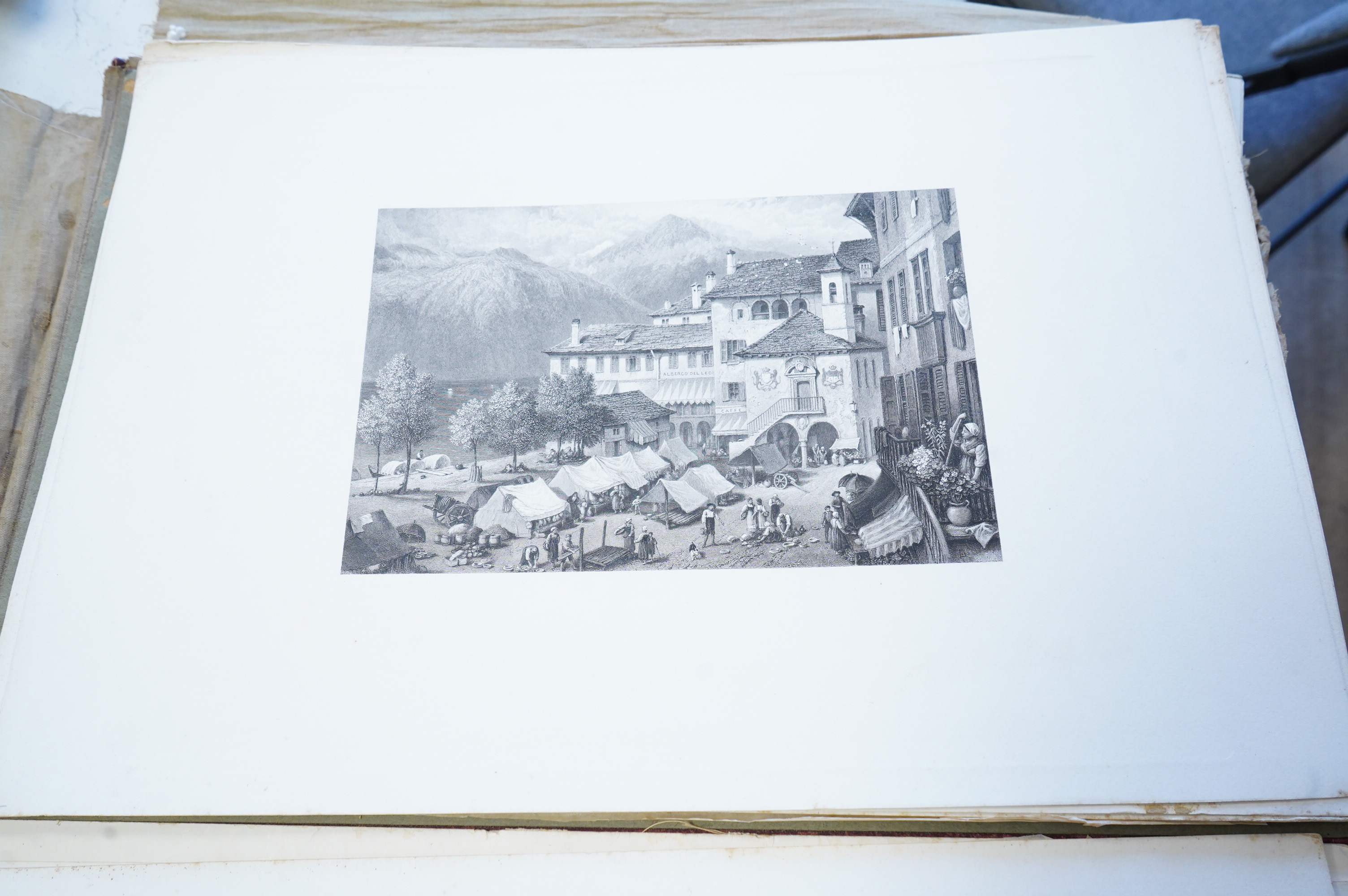 After Birkett Foster, seventeen folio of engravings. Castell and Company Limited.